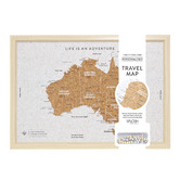 Splosh Australia Map Travel Board