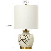 Evelyn Home 60cm Helena Porcelain Table Lamp