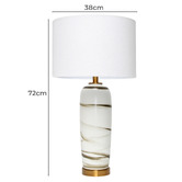 Evelyn Home 72cm Amirah Porcelain Table Lamp