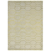 Wedgwood Grey Arris Hand-Tufted Wool-Blend Rug