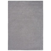 Wedgwood Grey Folia Hand-Tufted Wool Rug