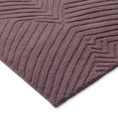 Wedgwood Mink Folia Hand-Tufted Wool Rug