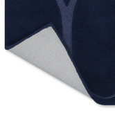 Wedgwood Blue Renaissance Hand-Tufted Wool-Blend Rug