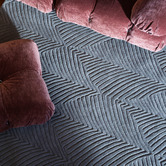 Wedgwood Cool Grey Folia Hand-Tufted Wool Rug