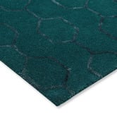 Wedgwood Teal Gio Hand-Tufted Wool-Blend Rug