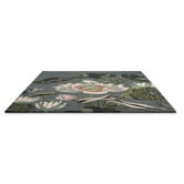 Wedgwood Midnight Pond Water Lily Hand-Tufted Wool Rug