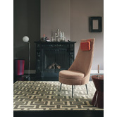 Wedgwood Grey Wedgwood Intaglio Hand-Tufted Wool Rug