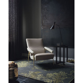 Wedgwood Charcoal Wedgwood Tonquin Hand-Tufted Wool-Blend Rug