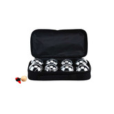Jenjo Games Silver Deluxe Metal Boules Ball Set