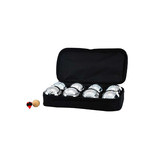 Jenjo Games Silver Deluxe Metal Boules Ball Set