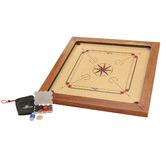 Jenjo Games Natural Carrom Championship Board Game Set