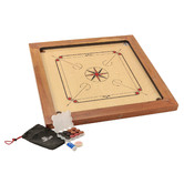Jenjo Games Natural Carrom Championship Board Game Set