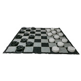Jenjo Games Giant Draughts Outdoor Checker Game Set