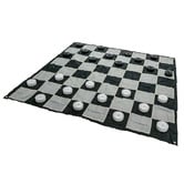 Jenjo Games Mega Draughts Outdoor Checker Game Set