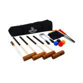 Jenjo Games 4 Player Croquet Championship Game Set