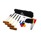 Jenjo Games 4 Player Croquet Championship Game Set