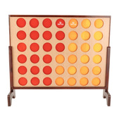 Jenjo Games Natural Giant Connect 4-In-A-Row Game Set