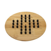 Jenjo Games Giant Chinese Checkers &amp; Solitaire Game Set