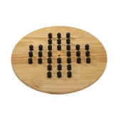 Jenjo Games Giant Chinese Checkers &amp; Solitaire Game Set
