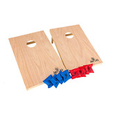 Jenjo Games Cornhole Boards &amp; Corn Bags Toss Game Set