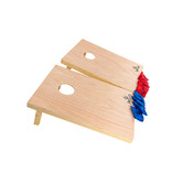 Jenjo Games Cornhole Boards &amp; Corn Bags Toss Game Set