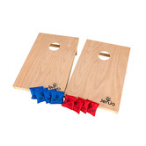 Jenjo Games Cornhole Boards &amp; Corn Bags Toss Game Set