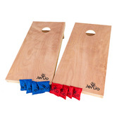 Jenjo Games Cornhole Boards &amp; Bean Bags Toss Competition Set