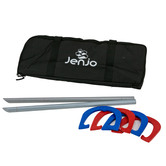 Jenjo Games Red &amp; Blue Horseshoes Game Set