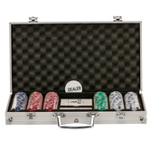 Jenjo Games Silver Poker Game Set