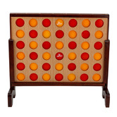 Jenjo Games Brown Mega Connect 4-In-A-Row Game Set