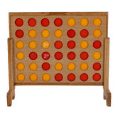 Jenjo Games Natural Mega Connect 4-In-A-Row Game Set