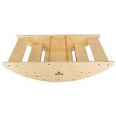Jenjo Games Kids&#039; Natural Birch Wood Seesaw