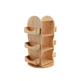 Jenjo Games Jenjo Kids' Natural Rubberwood Bookshelf