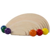 Jenjo Games Jenjo Natural Semi-Circles &amp; Balls Outdoor Stacking Toy Set
