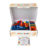 Jenjo Games Jenjo 100 Piece Rainbow Marble Run Play Set