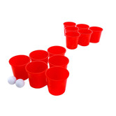 Jenjo Games 15 Piece Giant Beer Pong Set