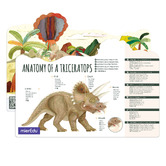 Jenjo Games MierEdu 191 Piece Triceratops 3D Puzzle Set