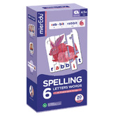 Jenjo Games MierEdu 120 Piece 6 Letter Words Spelling Set