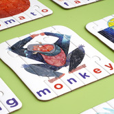 Jenjo Games MierEdu 120 Piece 6 Letter Words Spelling Set