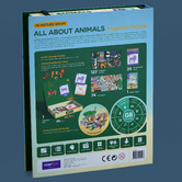 Jenjo Games MierEdu All About Animals Magnetic Puzzle Set