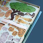 Jenjo Games MierEdu All About Animals Magnetic Puzzle Set