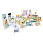 Jenjo Games Jenjo 26 Piece Doll House Furniture Set