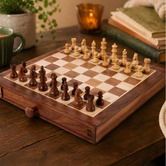 Jenjo Games Jenjo 57 Piece Chess &amp; Checkers Set