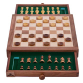 Jenjo Games Jenjo 57 Piece Chess &amp; Checkers Set