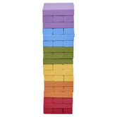 Jenjo Games Jenjo 54 Piece Rainbow Tower Block Set