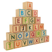 Jenjo Games Jenjo 26 Piece 9cm Alphabet Block Set
