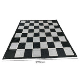 Jenjo Games Giant Draughts Outdoor Checker Game Set
