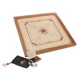 Jenjo Games Natural Carrom Board Game Set