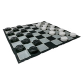 Jenjo Games Giant Draughts Outdoor Checker Game Set