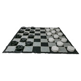 Jenjo Games Giant Draughts Outdoor Checker Game Set